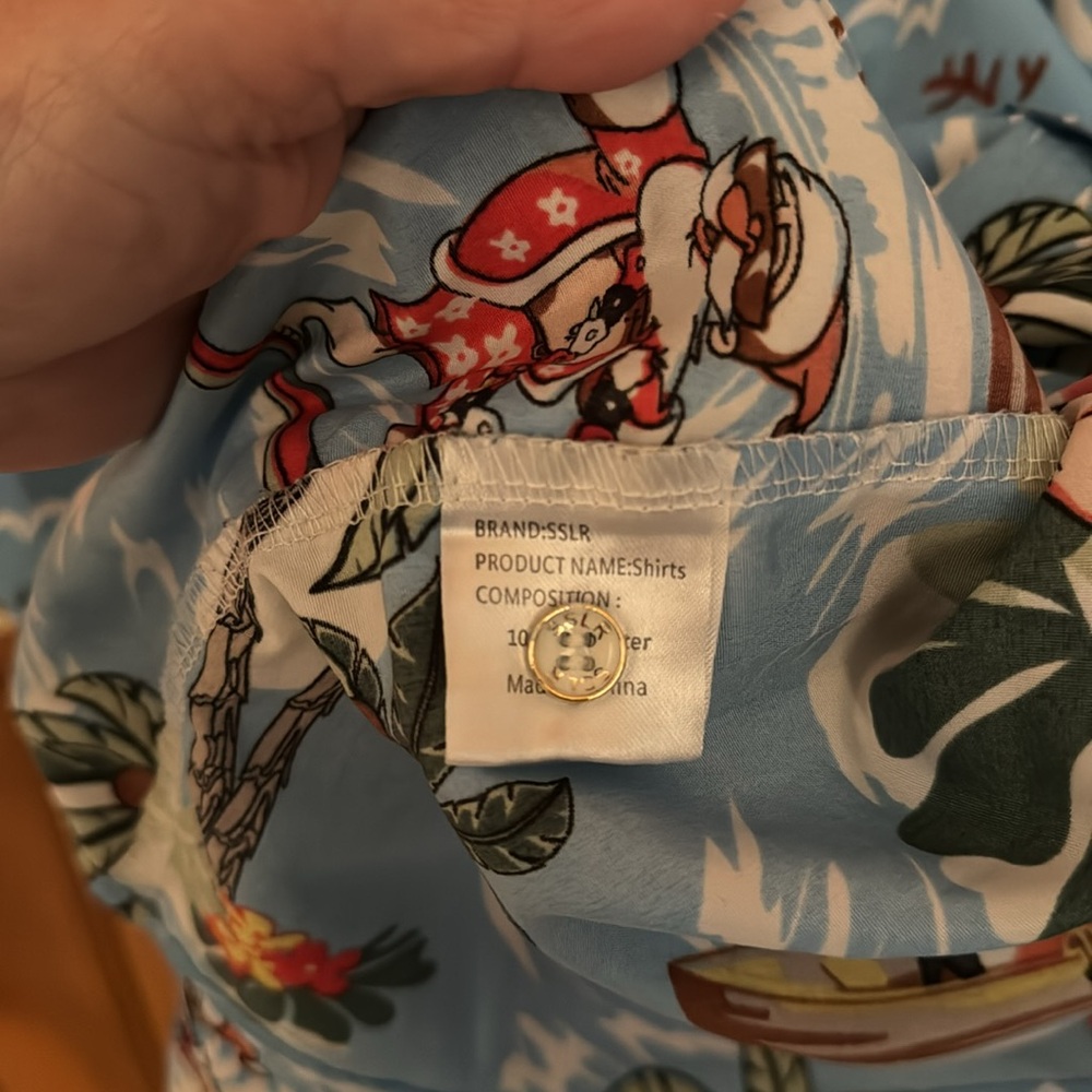 Men's Santa Hawaiian shirt Sz 3XL - Picture 7 of 7